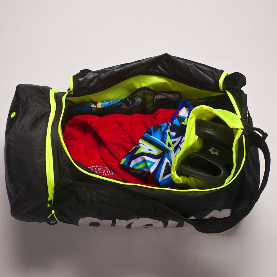 Arena Fast Duffle Bag Black/Fluo Yellow, Swimming Backpack, Swim Bag 3468335647630 eBay